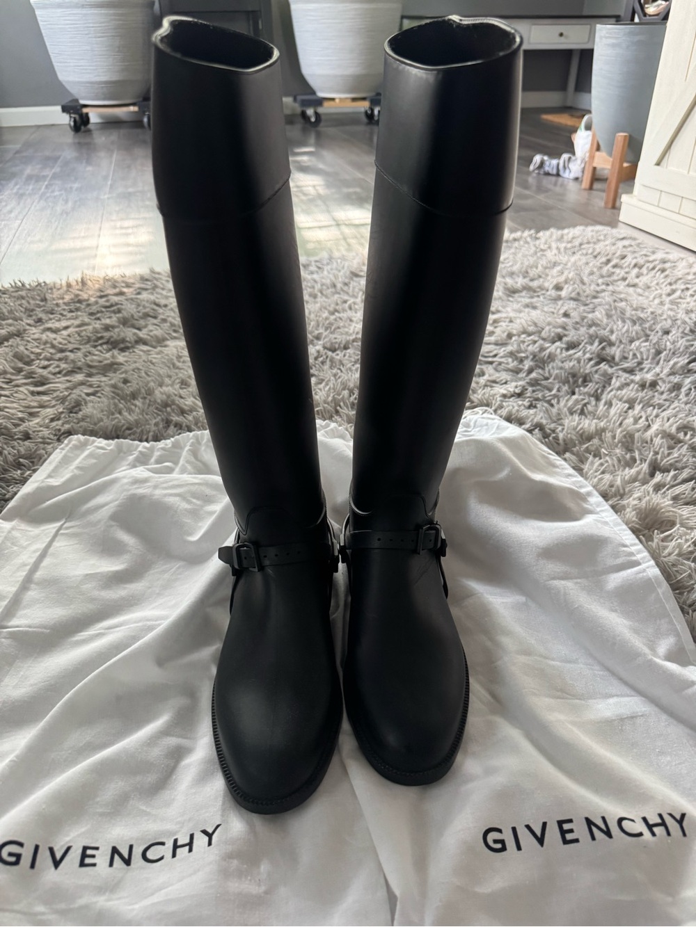 Wellington Givenchy Rubber Rain Boots